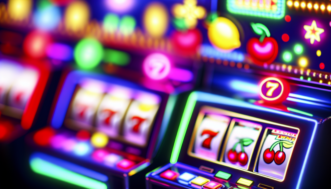 alt_text: Exciting cover image for "ambgogo" featuring vibrant slots, neon lights, and thrilling gameplay vibe.